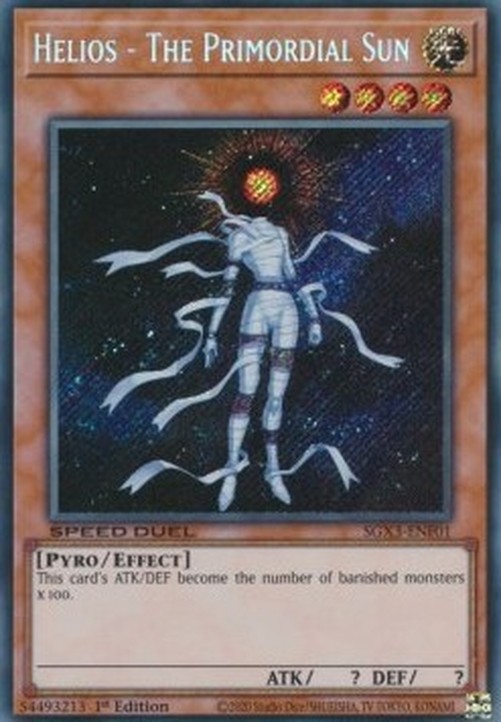 Yu-Gi-Oh! SGX3 Helios - The Primordial Sun (V.2 - Secret Rare)
