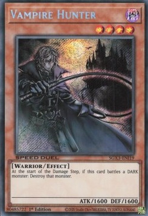 Yu-Gi-Oh! SGX3 Vampire Hunter (V.2 - Secret Rare)