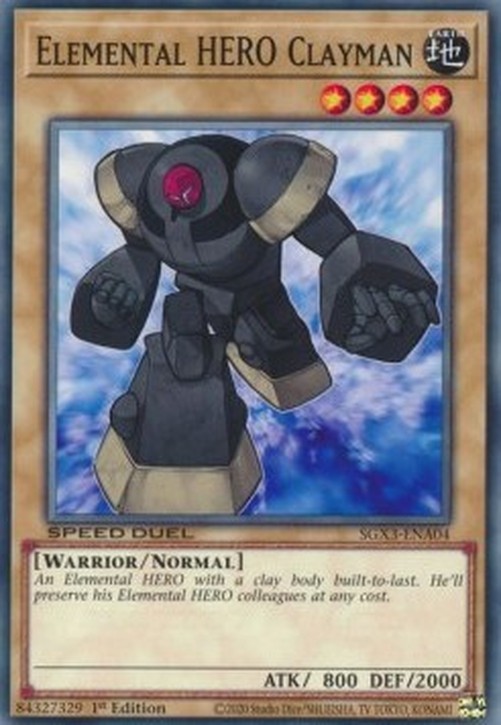 Yu-Gi-Oh! SGX3 Elemental HERO Clayman