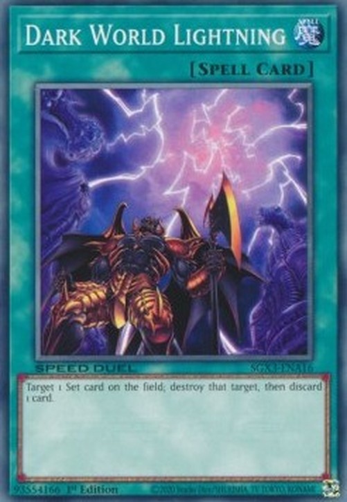 Yu-Gi-Oh! SGX3 Dark World Lightning