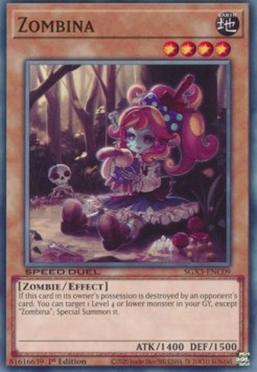 Yu-Gi-Oh! SGX3 Zombina