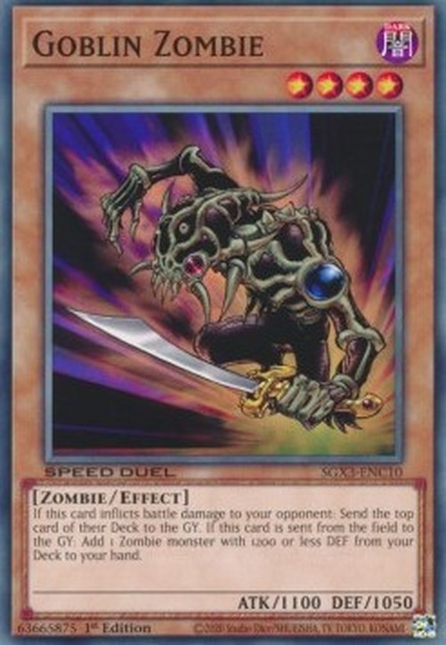 Yu-Gi-Oh! SGX3 Goblin Zombie
