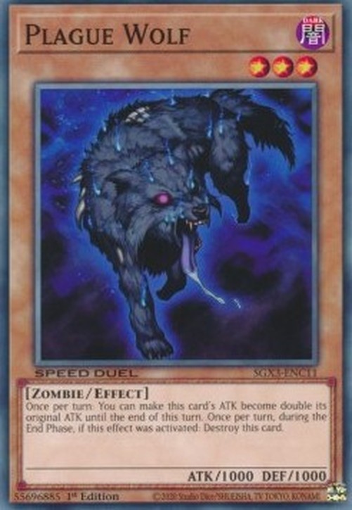 Yu-Gi-Oh! SGX3 Plague Wolf