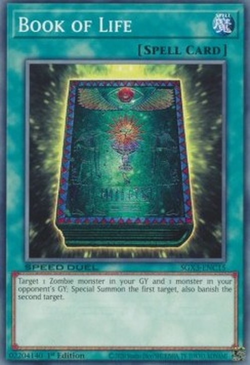 Yu-Gi-Oh! SGX3 Book of Life