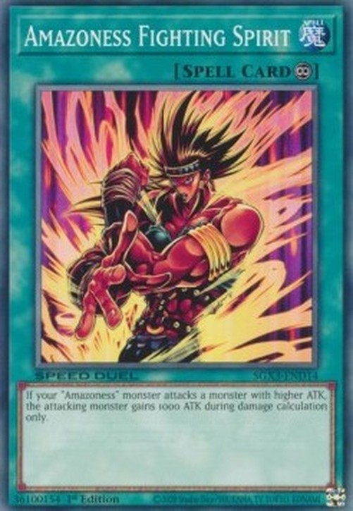 Yu-Gi-Oh! SGX3 Amazoness Fighting Spirit