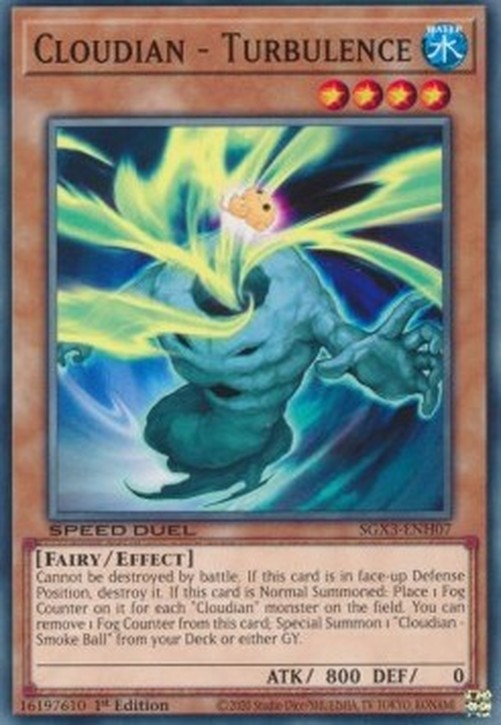 Yu-Gi-Oh! SGX3 Cloudian - Turbulence