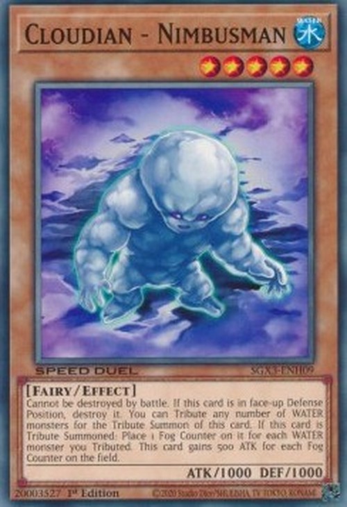 Yu-Gi-Oh! SGX3 Cloudian - Nimbusman