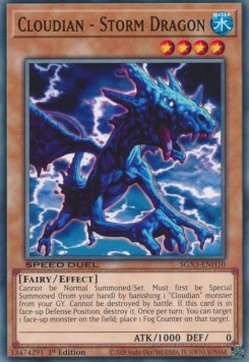 Yu-Gi-Oh! SGX3 Cloudian - Storm Dragon
