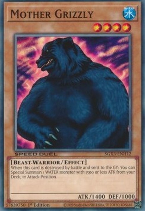 Yu-Gi-Oh! SGX3 Mother Grizzly