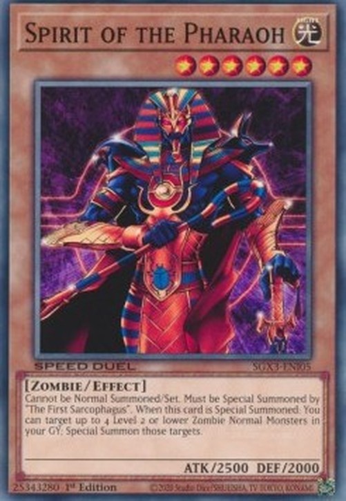 Yu-Gi-Oh! SGX3 Spirit of the Pharaoh