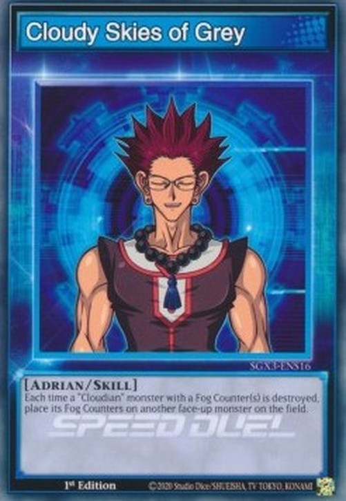 Yu-Gi-Oh! SGX3 Cloudy Skies of Grey (Skill)