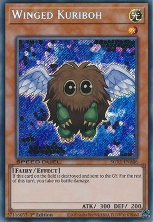 Yu-Gi-Oh! SGX1 Winged Kuriboh (V.2 - Secret Rare)