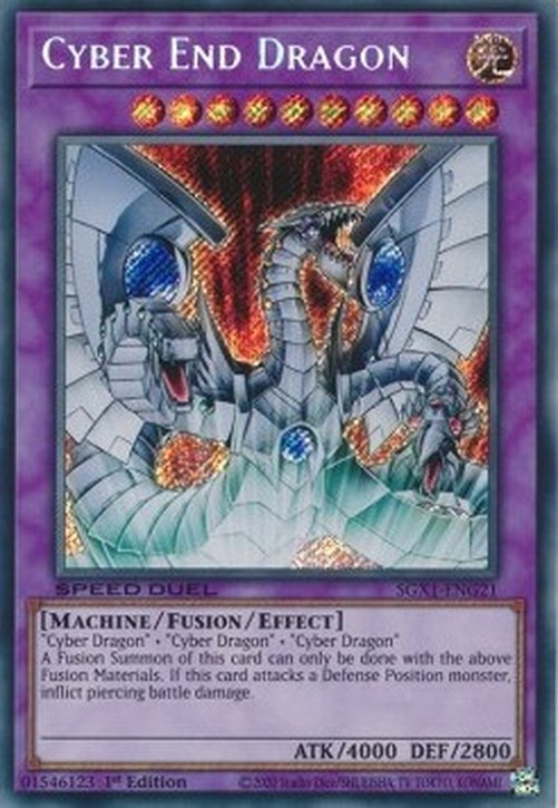 Yu-Gi-Oh! SGX1 Cyber End Dragon (V.2 - Secret Rare)