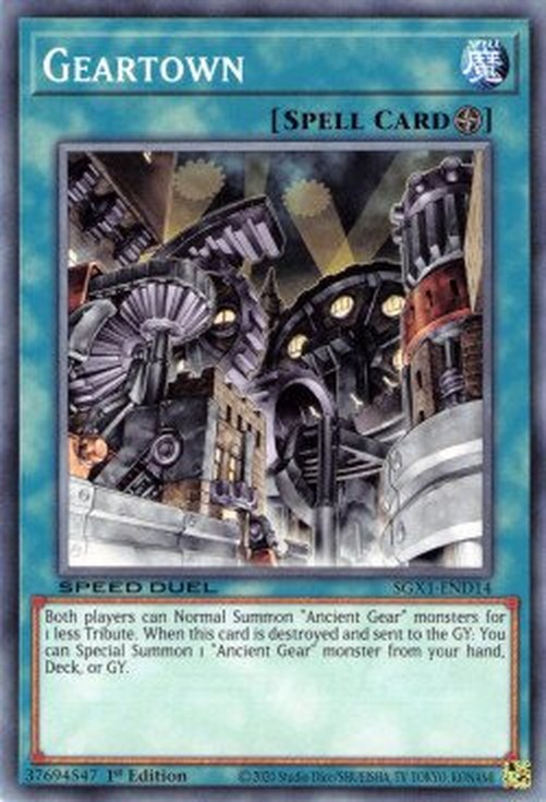 Yu-Gi-Oh! SGX1 Geartown
