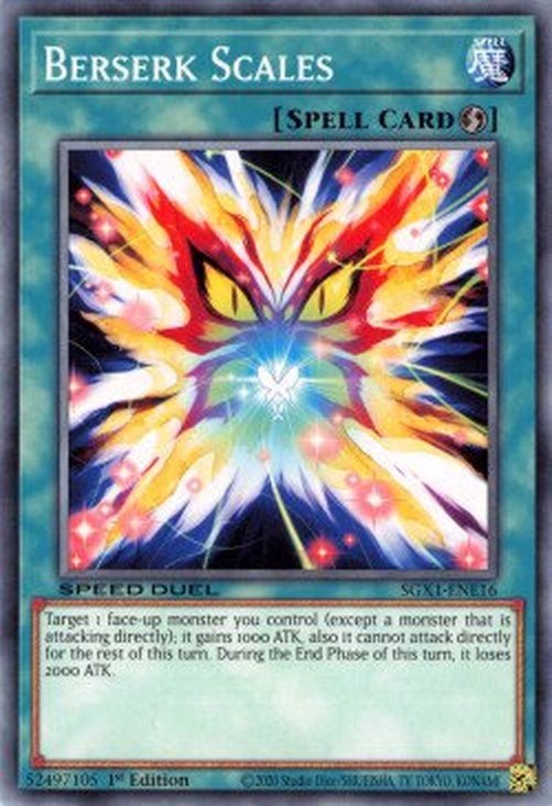 Yu-Gi-Oh! SGX1 Berserk Scales