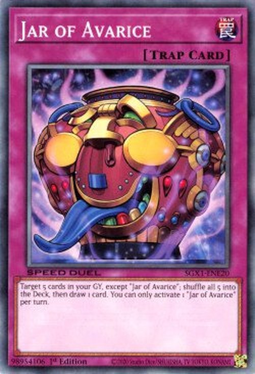 Yu-Gi-Oh! SGX1 Jar of Avarice