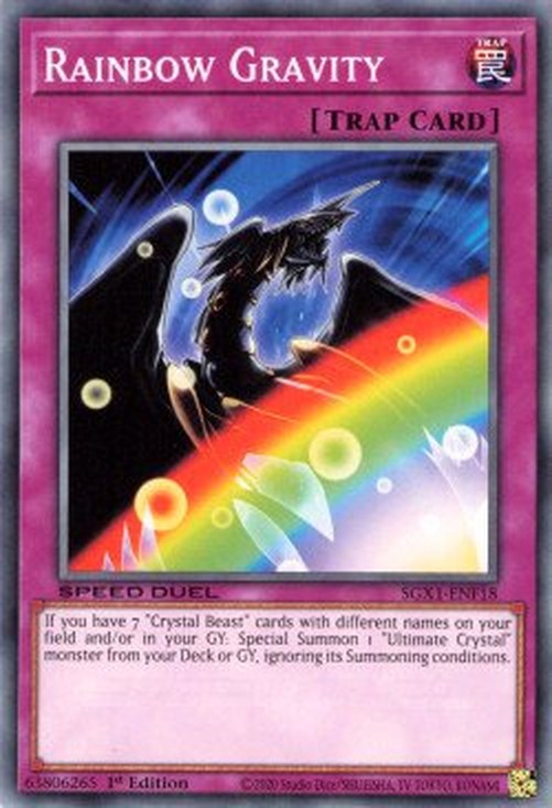 Yu-Gi-Oh! SGX1 Rainbow Gravity