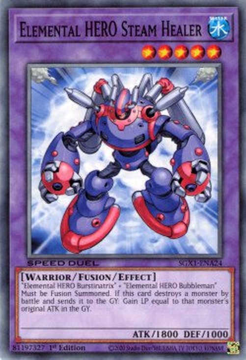 Yu-Gi-Oh! SGX1 Elemental HERO Steam Healer