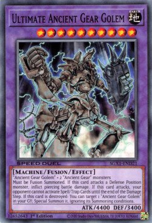 Yu-Gi-Oh! SGX1 Ultimate Ancient Gear Golem (V.1 - Common)