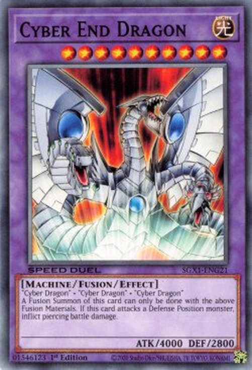 Yu-Gi-Oh! SGX1 Cyber End Dragon (V.1 - Common)
