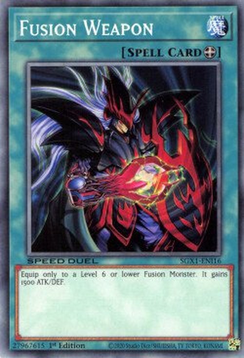 Yu-Gi-Oh! SGX1 Fusion Weapon