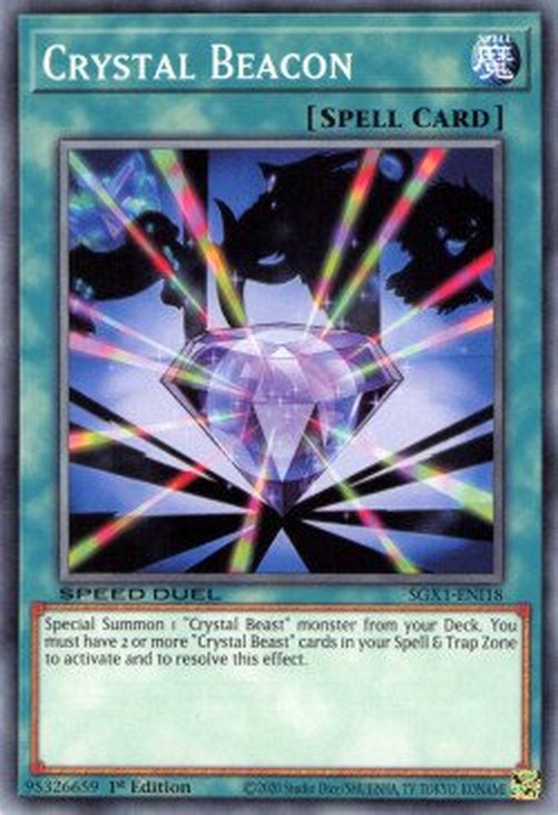 Yu-Gi-Oh! SGX1 Crystal Beacon