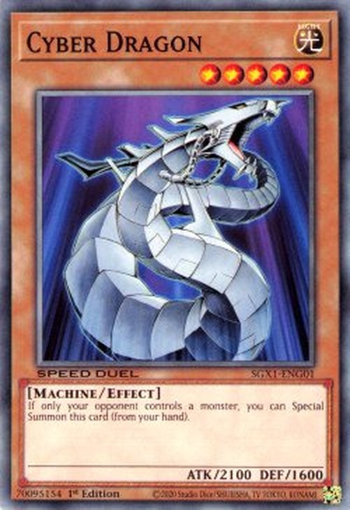 Yu-Gi-Oh! SGX1 Cyber Dragon (V.1 - Common)