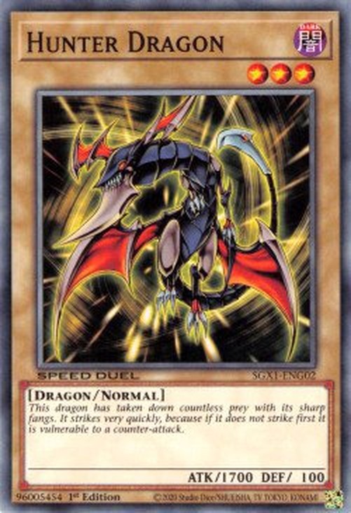 Yu-Gi-Oh! SGX1 Hunter Dragon
