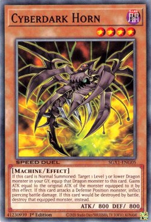 Yu-Gi-Oh! SGX1 Cyberdark Horn