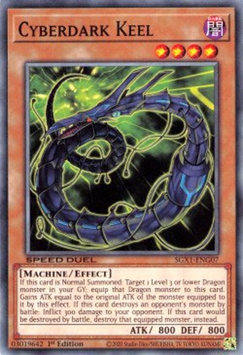 Yu-Gi-Oh! SGX1 Cyberdark Keel