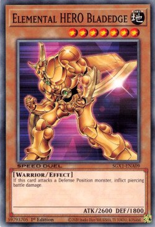 Yu-Gi-Oh! SGX1 Elemental HERO Bladedge