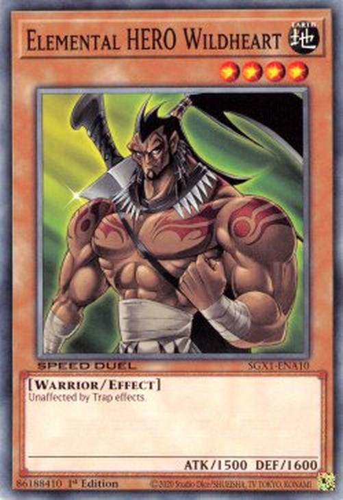 Yu-Gi-Oh! SGX1 Elemental HERO Wildheart