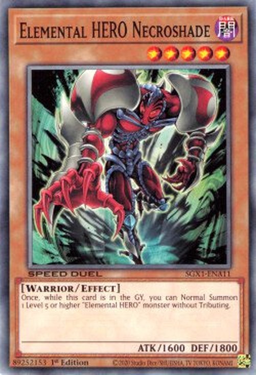 Yu-Gi-Oh! SGX1 Elemental HERO Necroshade