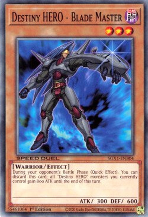 Yu-Gi-Oh! SGX1 Destiny HERO - Blade Master