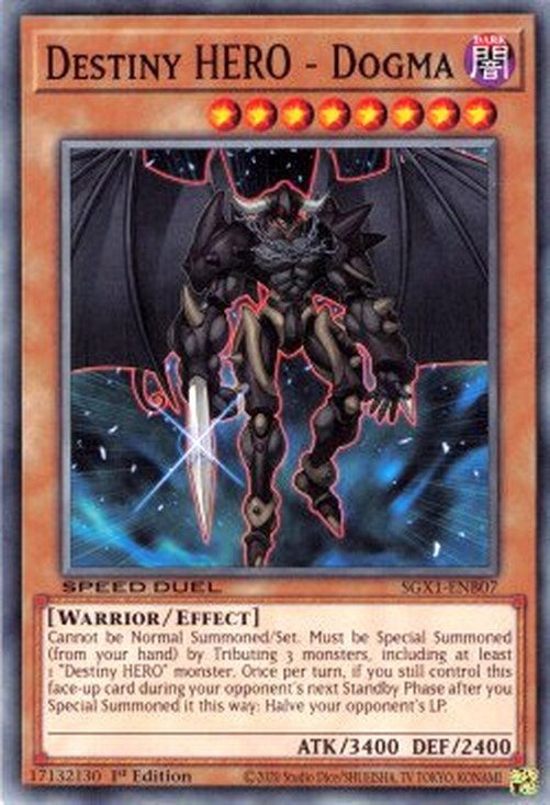 Yu-Gi-Oh! SGX1 Destiny HERO - Dogma
