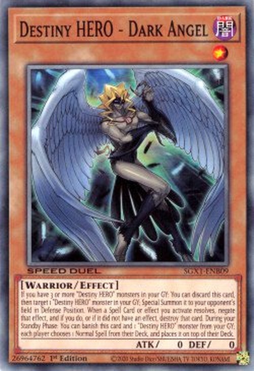 Yu-Gi-Oh! SGX1 Destiny HERO - Dark Angel