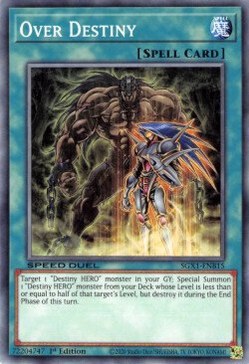 Yu-Gi-Oh! SGX1 Over Destiny
