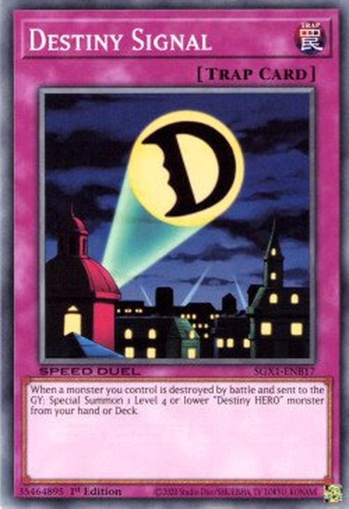 Yu-Gi-Oh! SGX1 Destiny Signal