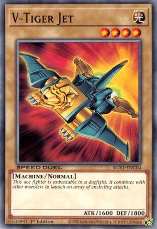 Yu-Gi-Oh! SGX1 V-Tiger Jet