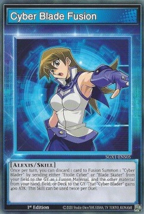 Yu-Gi-Oh! SGX1 Cyber Blade Fusion (Skill)