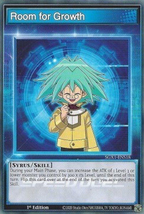 Yu-Gi-Oh! SGX1 Room for Growth (Skill)