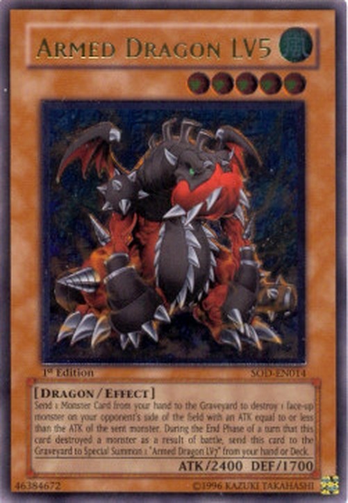 Yu-Gi-Oh! SOD Armed Dragon LV5 (V.2 - Ultimate Rare)