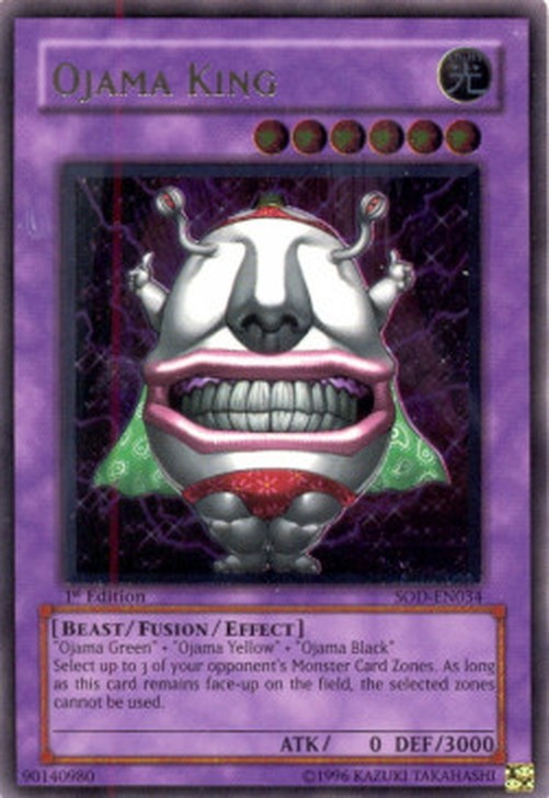 Yu-Gi-Oh! SOD Ojama King (V.2 - Ultimate Rare)