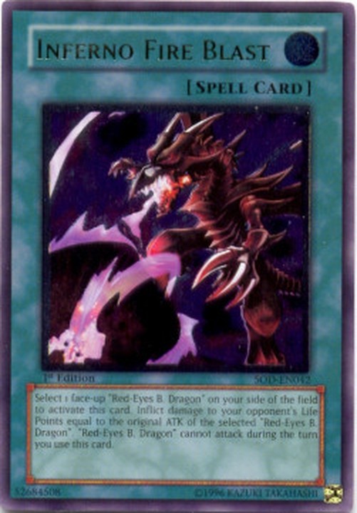 Yu-Gi-Oh! SOD Inferno Fire Blast (V.2 - Ultimate Rare)