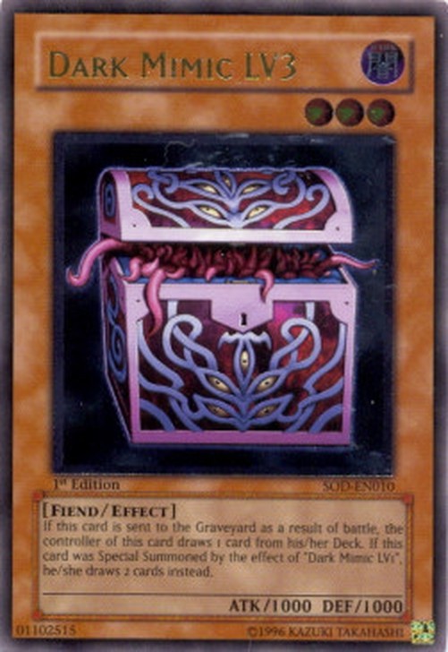 Yu-Gi-Oh! SOD Dark Mimic LV3 (V.2 - Ultimate Rare)