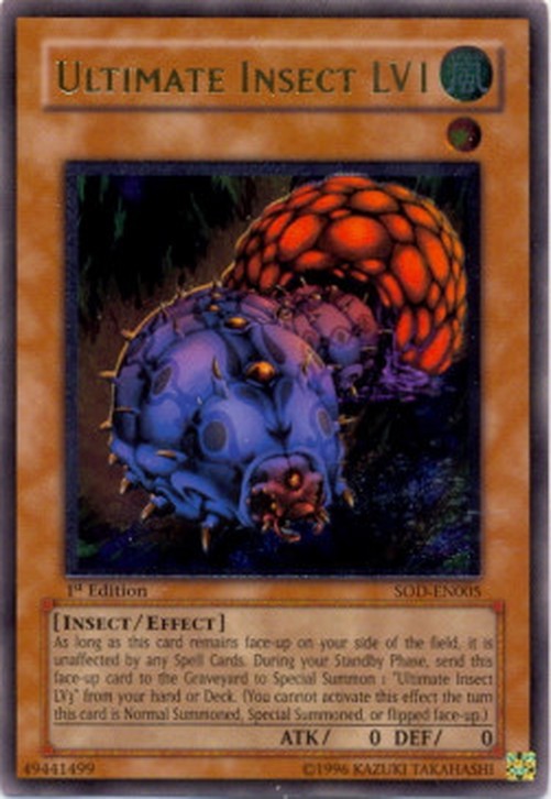 Yu-Gi-Oh! SOD Ultimate Insect LV1 (V.2 - Ultimate Rare)