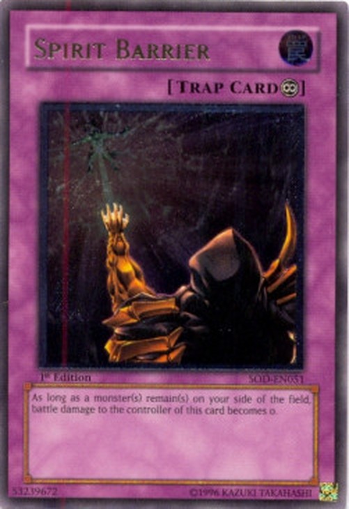 Yu-Gi-Oh! SOD Spirit Barrier (V.2 - Ultimate Rare)