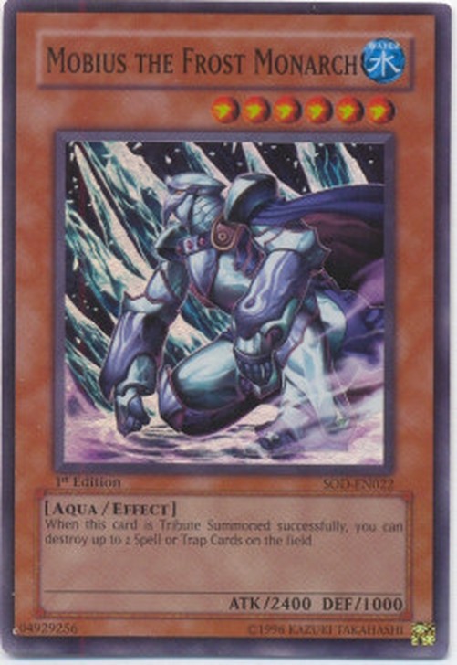 Yu-Gi-Oh! SOD Mobius the Frost Monarch (V.1 - Super Rare)