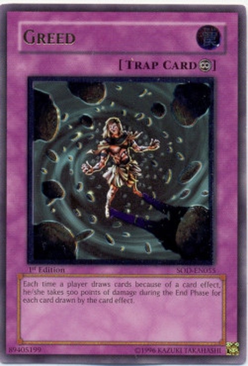 Yu-Gi-Oh! SOD Greed (V.2 - Ultimate Rare)