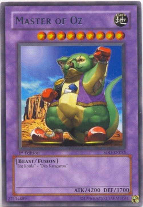 Yu-Gi-Oh! SOD Master of Oz (V.1 - Rare)